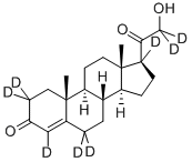 4-PREGNEN-21-OL-3,20-DIONE-2,2,4,6,6,17ALPHA,21,21-D8 CAS#: 55487-63-3