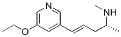 4-Penten-2-amine,5-(5-ethoxy-3-pyridinyl)-N-methyl-,(2R,4E)-(9CI) CAS#: 552302-13-3