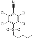 4-Pentylsulfonyl-2,3,5,6-tetrachlorobenzonitrile CAS#: 56916-64-4