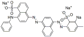 4-Phenylamino-4'-[(4-methyl-3-sodiosulfophenyl)azo][1,1'-azobisnaphthalene]-5-sulfonic acid sodium salt CAS#: 6655-88-5