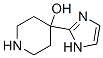 4-Piperidinol,  4-(1H-imidazol-2-yl)- CAS#: 596105-93-0