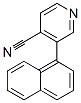 4-Pyridinecarbonitrile, 3-(1-naphthalenyl)- CAS#: 570396-89-3