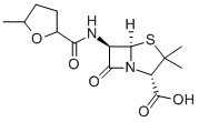 4-Thia-1-azabicyclo(3.2.0)heptane-2-carboxylic acid, 3,3-dimethyl-7-ox o-6-(((tetrahydro-5-methyl-2-furanyl)carbonyl)amino)-, (2S-(2-alpha,5- alpha,6-beta))- CAS#: 47219-50-1