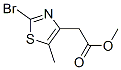 4-Thiazoleaceticacid,2-bromo-5-methyl-,methylester(9CI) CAS#: 496062-15-8