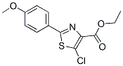 4-Thiazolecarboxylicacid,5-chloro-2-(4-methoxyphenyl)-,ethylester(9CI) CAS#: 425392-48-9