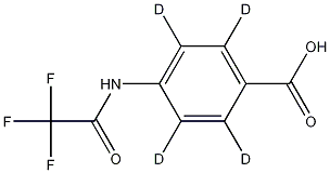 4-(Trifluoroacetylamino)benzoic Acid-d4 CAS#: 461426-32-4