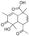 4-acetyl-5-hydroxy-1,5,7-trimethyl-6-oxo-4a,8a-dihydro-4H-naphthalene- 1-carboxylic acid CAS#: 58661-24-8
