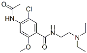 4-(acetylamino)-5-chloro-N-[2-(diethylamino)ethyl]-2-methoxybenzamide CAS#: 5608-13-9