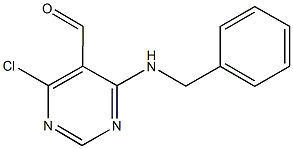 4-(benzylamino)-6-chloro-5-pyrimidinecarbaldehyde CAS#: 59311-82-9