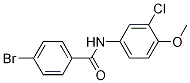 4-bromo-N-(3-chloro-4-methoxyphenyl)benzamide CAS#: 449166-30-7