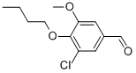 4-butoxy-3-chloro-5-methoxybenzaldehyde CAS#: 483316-01-4