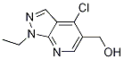 (4-chloro-1-ethyl-1H-pyrazolo[3,4-b]pyridin-5-yl)Methanol CAS#: 59060-17-2