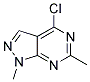 4-chloro-1,6-dimethyl-1H-pyrazolo[3,4-d]pyrimidine CAS#: 5413-96-7