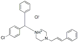 4-cinnamyl-1-[(4-chlorophenyl)benzyl]piperazinium chloride CAS#: 56620-35-0