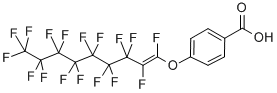 4-[(heptadecafluorononenyl)oxy]-Benzoic acid CAS#: 58253-65-9