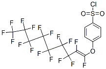 4-[(heptadecafluorononenyl)oxy]benzenesulphonyl chloride CAS#: 59536-15-1