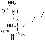 [(4-hexyl-2,5-dioxo-imidazolidin-4-yl)methylideneamino]urea CAS#: 5462-54-4