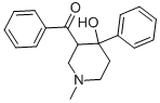 (4-hydroxy-1-methyl-4-phenyl-3-piperidyl)-phenyl-methanone CAS#: 5409-66-5