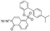 4'-(isopropyl)[1,1'-biphenyl]yl 6-diazo-5,6-dihydro-5-oxonaphthalene-1-sulphonate CAS#: 50764-82-4