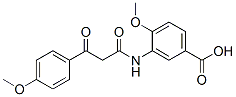 4-methoxy-3-[[3-(4-methoxyphenyl)-1,3-dioxopropyl]amino]benzoic acid CAS#: 5867-18-5