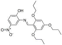 4-nitro-2-[[(2,4,6-tripropoxyphenyl)methylene]amino]phenol CAS#: 58470-12-5