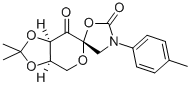 (3aR,5μS,7aR)-Dihydro-2,2-dimethyl-3μ-(4-methylphenyl)-spiro[6H-1,3-dioxolo[4,5-c]pyran-6,5μ-oxazolidine]-2μ,7(4H)-dione CAS#: 403501-30-4