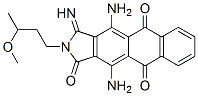 4,11-diamino-2,3-dihydro-3-imino-2-(3-methoxybutyl)-1H-naphth[2,3-f]isoindole-1,5,10-trione CAS#: 55524-89-5