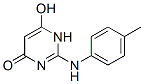 4(1H)-Pyrimidinone, 6-hydroxy-2-[(4-methylphenyl)amino]- (9CI) CAS#: 500115-23-1