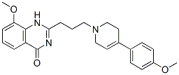 4(1H)-Quinazolinone,  2-[3-[3,6-dihydro-4-(4-methoxyphenyl)-1(2H)-pyridinyl]propyl]-8-methoxy-  (9CI) CAS#: 437996-38-8
