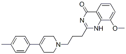 4(1H)-Quinazolinone,  2-[3-[3,6-dihydro-4-(4-methylphenyl)-1(2H)-pyridinyl]propyl]-8-methoxy-  (9CI) CAS#: 437996-37-7