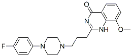 4(1H)-Quinazolinone,  2-[3-[4-(4-fluorophenyl)-1-piperazinyl]propyl]-8-methoxy-  (9CI) CAS#: 437996-53-7