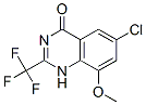 4(1H)-Quinazolinone, 6-chloro-8-methoxy-2-(trifluoromethyl)- (9CI) CAS#: 54139-94-5