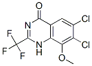 4(1H)-Quinazolinone, 6,7-dichloro-8-methoxy-2-(trifluoromethyl)- (9CI) CAS#: 50419-71-1