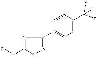 5-CHLOROMETHYL-3-(4-TRIFLUOROMETHYL-PHENYL)-[1,2,4]OXADIAZOLE CAS#: 435303-34-7