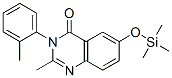 4(3H)-Quinazolinone, 2-methyl-3-(2-methylphenyl)-6-[(trimethylsilyl)ox y]- CAS#: 55683-26-6