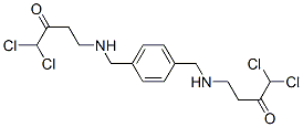 4,4'-[1,4-Phenylenebis(methyleneimino)]bis(1,1-dichloro-2-butanone) CAS#: 56667-15-3