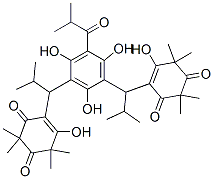4,4'-[[2,4,6-Trihydroxy-5-(2-methyl-1-oxopropyl)-1,3-phenylene]bis(2-methylpropane-1,1-diyl)]bis[5-hydroxy-2,2,6,6-tetramethyl-4-cyclohexene-1,3-dione] CAS#: 54247-21-1