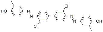 4,4'-[(3,3'-dichloro[1,1'-biphenyl]-4,4'-diyl)bis(azo)]bis[o-cresol] CAS#: 49744-32-3