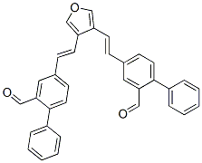 4',4'''-[3,4-Furandiyldi(2,1-ethenediyl)]bis(biphenyl-2-carbaldehyde) CAS#: 55429-86-2