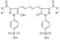 4,4'-BIS[3-CARBOXY-5-OXO-1-(4-SULFOPHENYL)-2-PYRAZOLIN-4-YL]PENTAMETHINE OXONOLE DIPOTASSIUM SALT CAS#: 51858-17-4