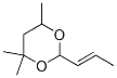 4,4,6-trimethyl-2-(1-propenyl)-1,3-dioxane CAS#: 6413-74-7