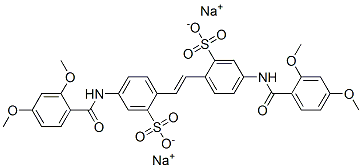 44BIS24DIMETHOXYBENZAMIDO22STILBENEDISULPHONICACIDDISODIUMSALT CAS#: 6416-25-7