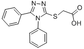 (4,5-DIPHENYL-4 H-[1,2,4]TRIAZOL-3-YLSULFANYL)-ACETIC ACID CAS#: 54559-45-4