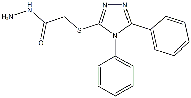 (4,5-DIPHENYL-4H-[1,2,4]TRIAZOL-3-YLSULFANYL)-ACETIC ACID HYDRAZIDE CAS#: 49656-91-9