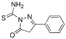 4,5-Dihydro-5-oxo-3-phenyl-1H-pyrazole-1-carbothioamide CAS#: 58197-04-9