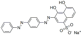 4,5-Dihydroxy-3-[[4-(phenylazo)phenyl]azo]naphthalene-1-sulfonic acid sodium salt CAS#: 6226-93-3