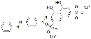 4,5-Dihydroxy-3-[[4-(phenylazo)phenyl]azo]naphthalene-2,7-disulfonic acid disodium salt CAS#: 6226-96-6
