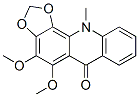 4,5-dimethoxy-11-methyl-1,3-dioxolo[4,5-c]acridin-6(11H)-one CAS#: 568-01-4