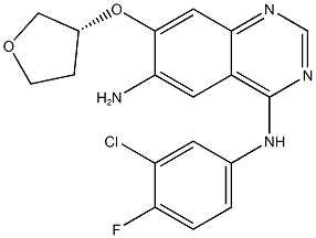 4,6-Quinazolinediamine, N4-(3-chloro-4-fluorophenyl)-7-[[(3R)-tetrahydro-3-furanyl]oxy]- CAS#: 402855-03-2