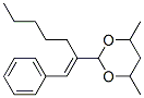 4,6-dimethyl-2-(1-phenylhept-1-en-2-yl)-1,3-dioxane CAS#: 5436-90-8